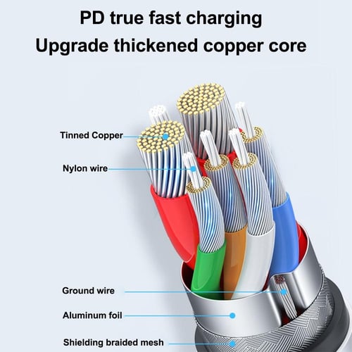 100W USB C Type C Female to Magsafe 2 T-Tip Power Adapter PD Charger Cable