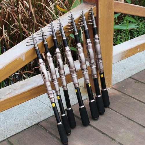 Cheap 1.5M-3.3M Carbon Telescopic Fishing Rod Retractable Fishing