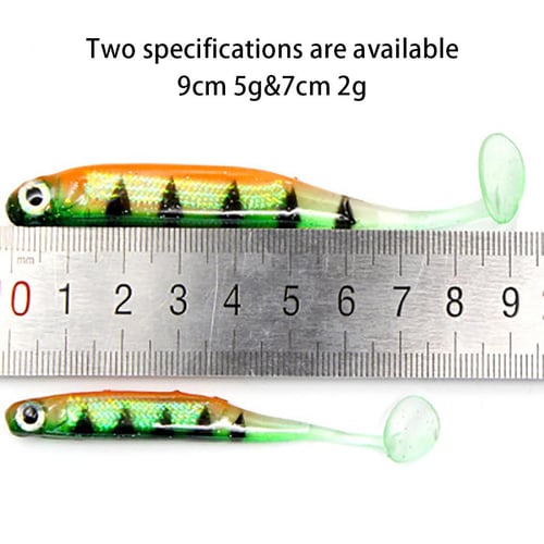 20pcs Paddle Tail Swimbaits Lures, Soft Plastic Fishing Lures Kit