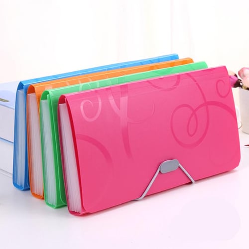 1Pcs Zippered Binder Pencil Bag Pouch with Ring Rivet 3 Holes File
