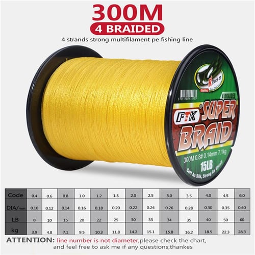 FTK 100M PE Braided Line Fishing 8 Strand Multifilament PE Wire