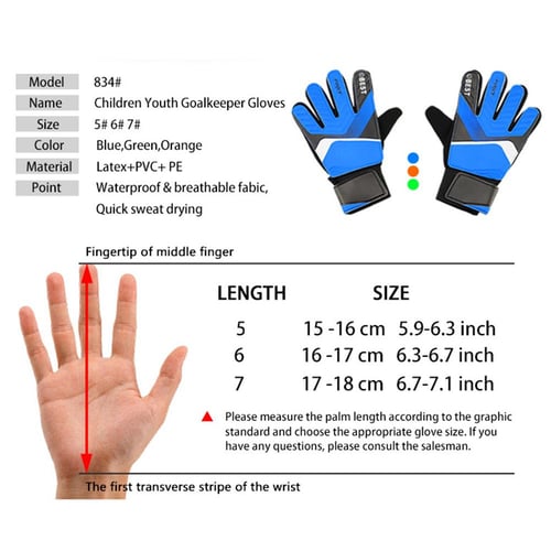 football gloves soccer goalie glove sizing