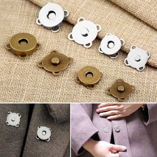 40pcs / Set Metal Snap Buttons Snaps Press Button Fasteners Sewing Tool