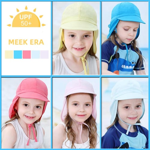 SOMALER Toddler Sun Hat Baby UV UPF50+ Sun Protection Hats Summer Play Hat  for Baby Boys Girls 0-2T - sotib olish SOMALER Toddler Sun Hat Baby UV  UPF50+ Sun Protection Hats Summer