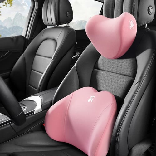 Car Massage Neck Support Pillow Seat Back Support Headrest Pillow