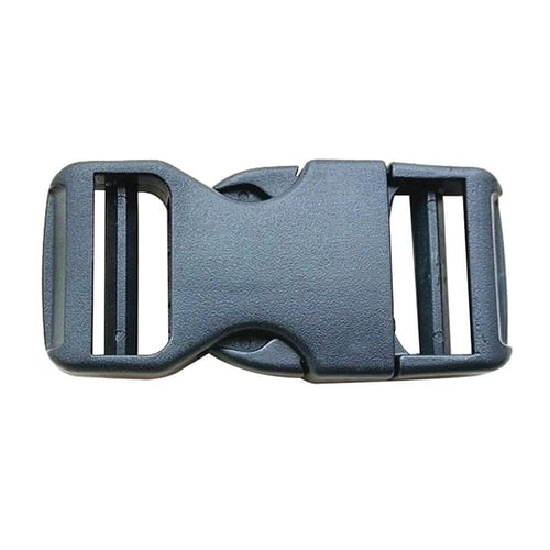 Black Buckle Plastic Clip Buckles For Webbing Strap Bags Pack Backpack  Luggage 2 Pcs Fasten