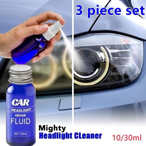 10/30/50ml Car Headlight Repair Liquid Car Headlight Cleaner Car Headlight  Restoration Polishing Agent Retreading Agent Suit