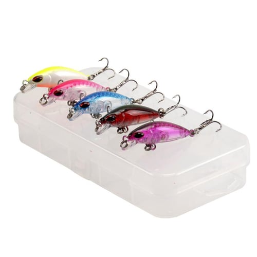 5PCS Minnow Crankbait For Bass Fishing Bass Lure Jerkbait Fishing Lures  With Tackle Box Hard Baits - sotib olish 5PCS Minnow Crankbait For Bass  Fishing Bass Lure Jerkbait Fishing Lures With Tackle