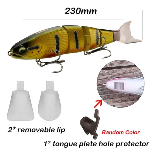 Swimming Bait 4 Sections Jointed Fishing Lure Floating Hard bait with Jerk  Fishing Lure For Bass Pike Minnow Lure High Quality - buy Swimming Bait 4  Sections Jointed Fishing Lure Floating Hard