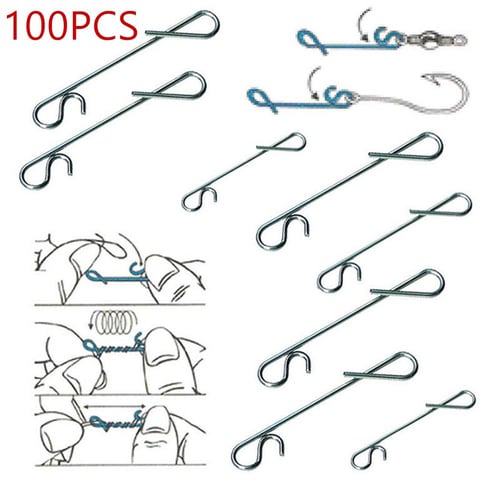 50/100pcs Fishing Swivels Rolling Connector Carp Fishing Bearing