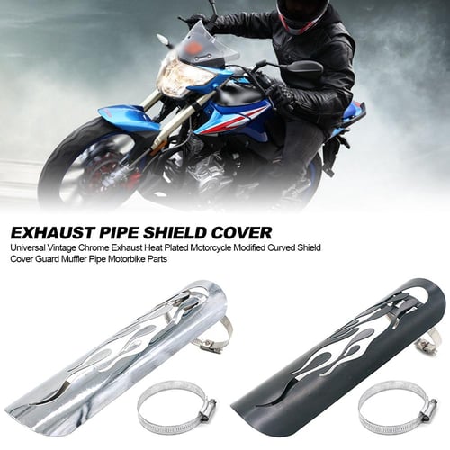 Motorcycle Exhaust Pipe Protection Cover Heat Shield Modification  Accessories Motorcycle Accessories