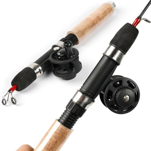 Ice Fishing Combo Spinning Rods and Ice Reels for Bass Trout