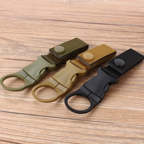 Hanging Bottle Buckle Clip Carabiner for Belt Water Bottle Hook Holder  Tactical