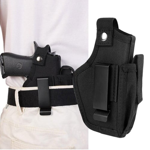 Portable Tactical Airsoft Gun Pistol Holster Gun Carrier Pouch Nylon Duty  Belt