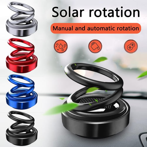 Suspended Rotating Double Ring Aromatherapy Solar Car Interior Decoration  1ML - buy Suspended Rotating Double Ring Aromatherapy Solar Car Interior  Decoration 1ML: prices, reviews