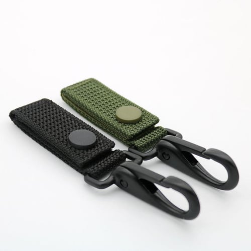 2PCS Military Tactical Hanging Buckle Molle Nylon Webbing Belt