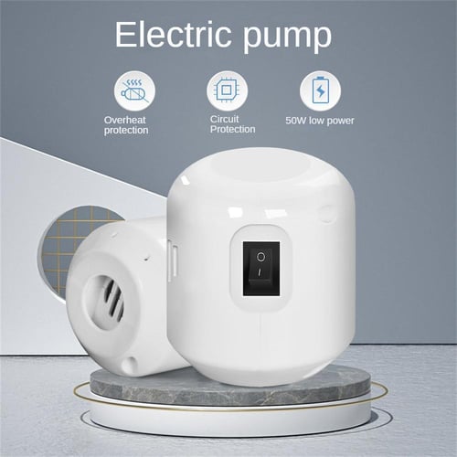 50W Electric Air Pump Vacuum Compressed Bags Storage Bags Electric Air Pump  Convenient Space-saving Clothing Bedding Storage