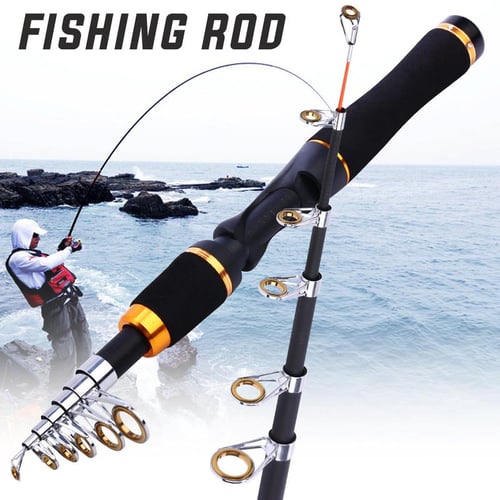 Kids Fishing Rod 5.2Ft Carbon Fiber Mixed with Fiber Glass Spinning Fishing  Rod Telescopic Rods - sotib olish Kids Fishing Rod 5.2Ft Carbon Fiber Mixed  with Fiber Glass Spinning Fishing Rod Telescopic