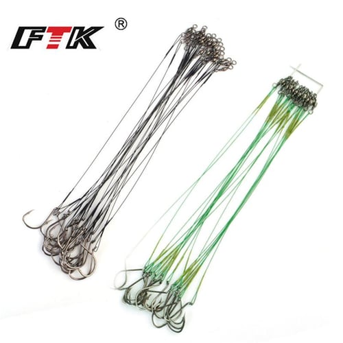 20pcs 20cm Anti-Bite Wire Rope Fishing 40lbs-80lbs with Spinning Lure  Accessories for Pike Bass - купить 20pcs 20cm Anti-Bite Wire Rope Fishing  40lbs-80lbs with Spinning Lure Accessories for Pike Bass в Ташкенте
