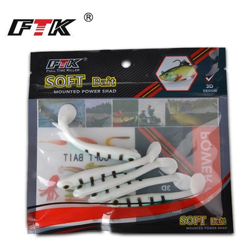 Goture Fishing Lure Soft Silicone Bait 8cm 3.5g Wobblers for