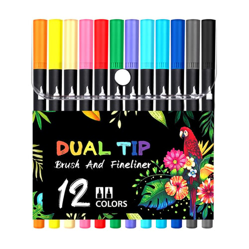 0.4mm Artist Sketch Markers Colors Double Headed Soft Tip Marker