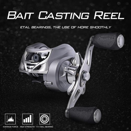 Cheap Baitcasting Reels 12+1/18 +1BB 7.2:1/6.3:1 Left/Right Hand Front Drag Spinning  Reel Casting Fishing Reel