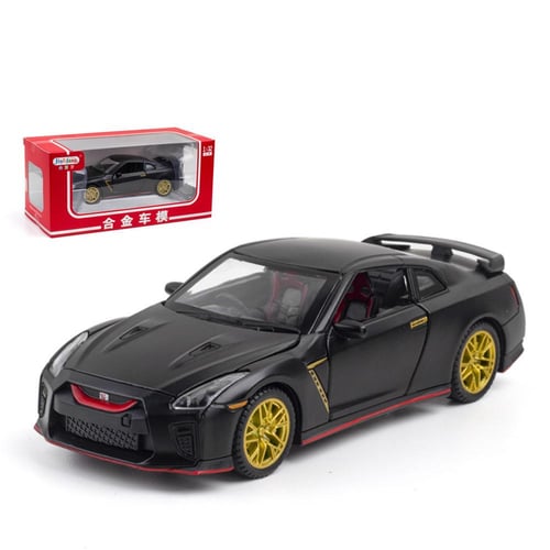 1:32 Nissan Skyline Ares GTR R34 Alloy Sports Car Model Diecasts Metal Toy  Car Model High Simulation Sound Light Childrens Gift