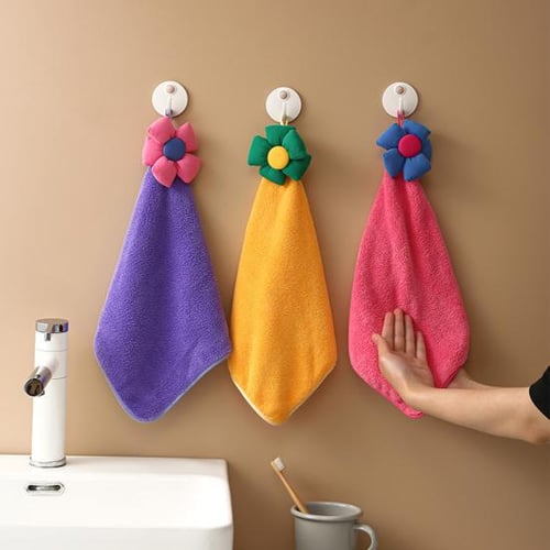 Bow Hand Towel Microfiber Fabric Quick-Dry Water absorption Dry