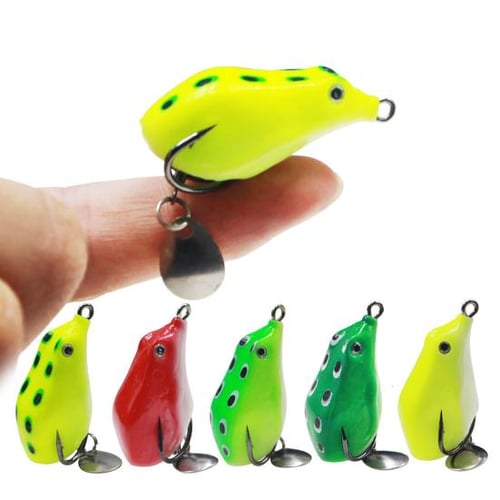 Topwater Frog Lures for Bass Fishing Frog Lure with Sharp Hooks