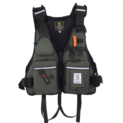 Breathable Fishing Vest Outdoor Survival Backpack Safety Jacket