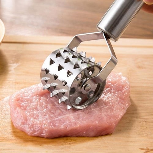 1pc, Meat Hammer, Double-sided Meat Mallet, Metal Meat Pounder, Meat  Tenderizer For Tenderizing Steak, Beef And Fish, Meat Tenderizer Hammer,  Meat Ten