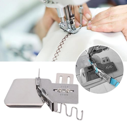 Adjustable Hemmer Foot T9 Multifunctional Adjustable Edge Guide Hemmer Foot  For Industrial Lockstitch Sewing Machine Accessories
