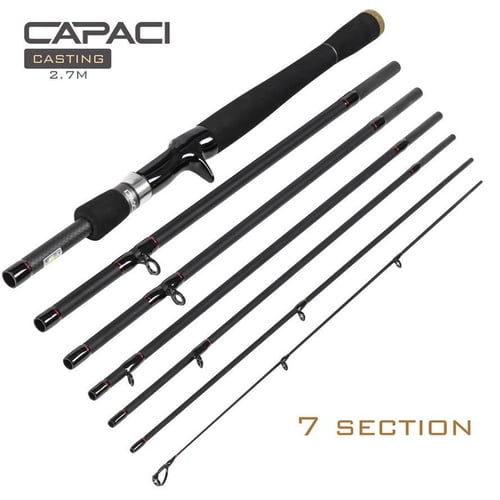 CAPACI Multi Section Ultra Short Circuit Sub Rod 2.1 / 2.4 / 2.7M Straight  Shank Bass Sea Fishing Rod - купить CAPACI Multi Section Ultra Short  Circuit Sub Rod 2.1 / 2.4 /