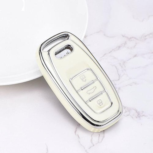 Tpu Car Flip Key Cover Key Case Fob Shell Holder Protector For C5 C6 R8 A1  A3 A4 A5 A6 A7 Q3 Q5 Q7 S6 B6 B7 B8 8p 8v Tt Rs