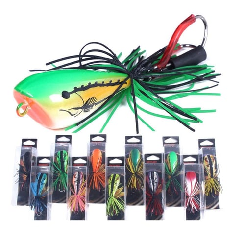 Floating Realistic Frog Lures Top Water Frog Lures With Double