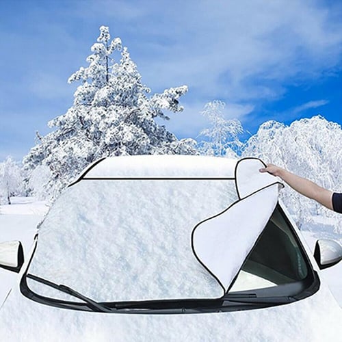 Magnetic Car Windscreen Cover Ice Frost Shield Snow Protector Sun Shade  Winter