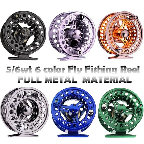 Fly Fishing Reel Aluminum Die Full Metal Casting CNC Fly Fishing Wheel 5/6  Fishing Tackle Reel - купить Fly Fishing Reel Aluminum Die Full Metal  Casting CNC Fly Fishing Wheel 5/6 Fishing