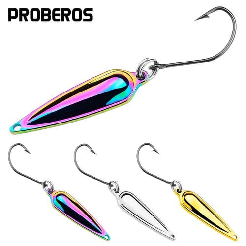 Fishing lures spoon metal bait Double Japanese Hook Feathers 2.5g 5g 7.5g  10g 15g 20g Silver Gold Cicada lure fishing tackles