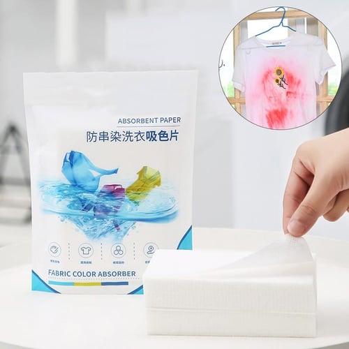 Color Catcher Sheets Dye Trapping Sheets Washing Machine Proof Color  Absorption Sheet Anti Dyed Cloth Laundry Washing Tool