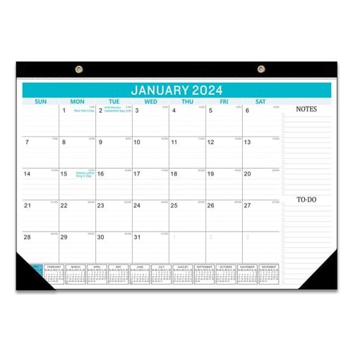 English Calendar 2024-2025 Wall Calendar Time Management Monthly