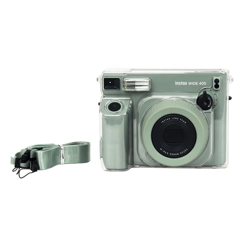 HIYQIN Fuji Wide EVO Étui Pour Appareil Photo Instantané 2 En 1, étui De Protection En Cuir Synthétique Pour Instax Wide EVO Caemra Et Imprimante, Large Sac De Transport EVO Avec Bandoulière