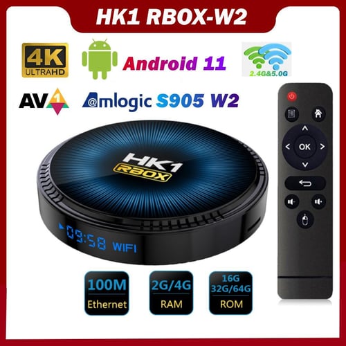 X98Q 2G+16G Smart TV Box 4K Media Player Android 11 Amlogic S905W2