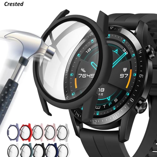 2 x For Huawei Watch GT4 46mm SmartWatch Curved Film Full Cover Screen  Protector