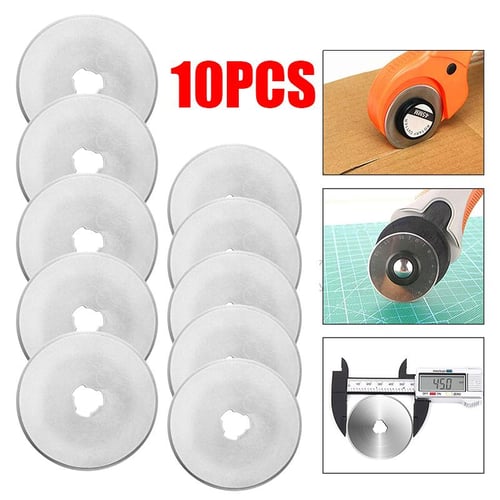 45mm Sharp Round Rotary Cutter Sewing Quilting Roller Fabric Cutting Craft  Tool