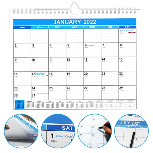 Acrylic Magnetic Monthly and Weekly Calendar for Fridge with Dry Erase  Markers