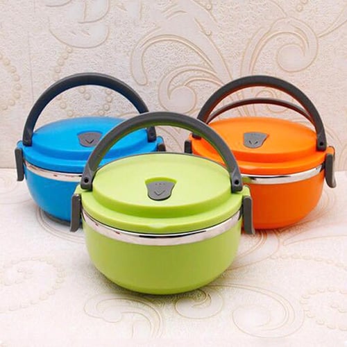 Cheap PDTO Food Flask Stainless Steel Lunch Box Thermos Vacuum Insulated  Soup Jar Container