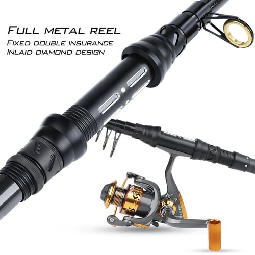 55pcs 1.8m Telescopic Rod Spinner Fishing Rod and Reel Combo Full Fishing  Kit, green 