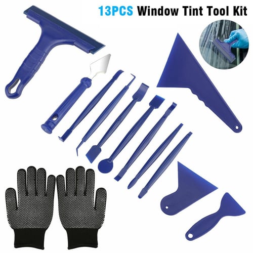 13pcs Window Tint Tool Kit, Car Window Film Tinting Tools Vinyl