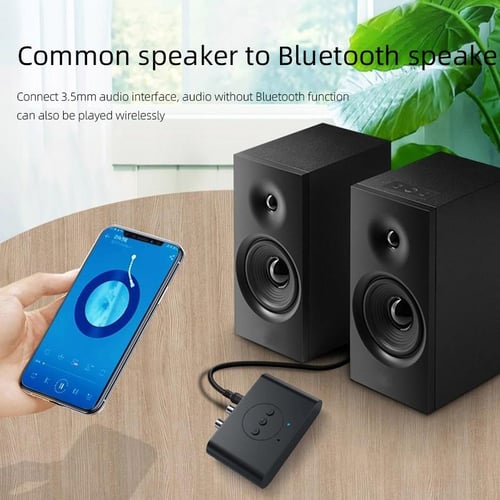 Wireless Audio Receiver Bluetooth 5.2 NFC Audio Adapter U Disk RCA 3.5mm  AUX Jack Stereo