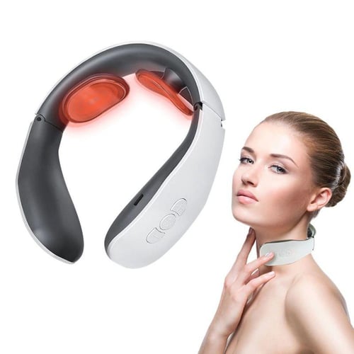 Cheap Xiaomi Jeeback G3 Neck Massager TENS Pulse Relieve Neck Pain with 4x  Vibrating Heads and Hot Compress Avaliable